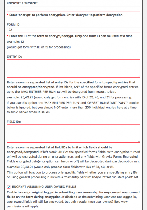 Encrypted Fields - Encrypt form entry data - Gravity Extend