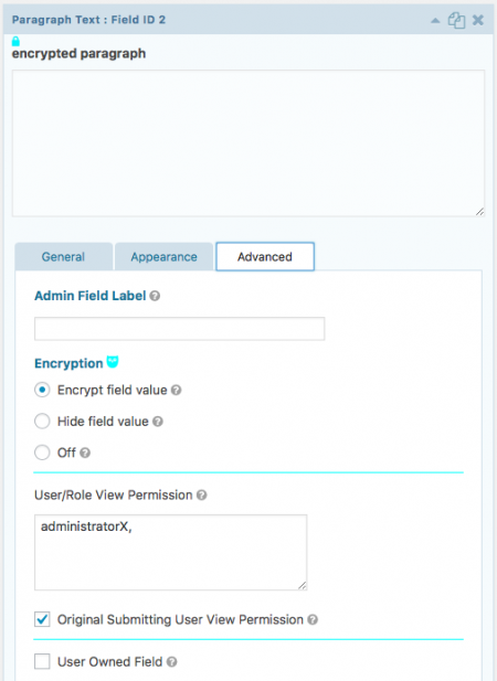 Encrypted Fields - Encrypt form entry data - Gravity Extend